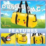 Enchanting Yellow Kids Duffel Bag with 3D Ears - Image 4