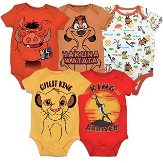 Adorable 5-Pack Baby Bodysuits, Perfect for Newborns to Infants