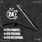 Epic Ink Waterproof Liquid Eyeliner - Black, Vegan Friendly - Image 3