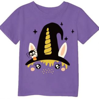 Spooky Pumpkin Face Short-Sleeve T-Shirt for Toddlers