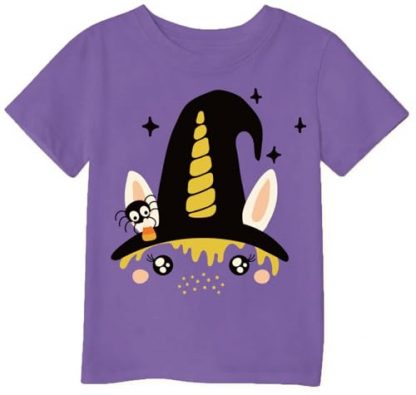 Spooky Pumpkin Face Short-Sleeve T-Shirt for Toddlers
