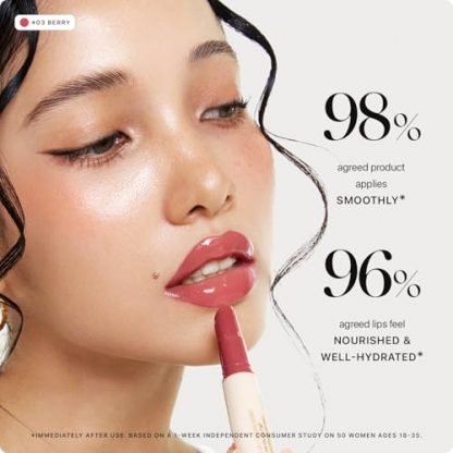 Luscious Honey-Infused Hydrating Lipstick in Berry - Image 2