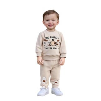 "Adorable Halloween-Themed Outfit for Newborn and Toddler Boys"
