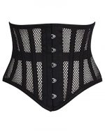Heavy-Duty Underbust Mesh Corset with Steel Boning