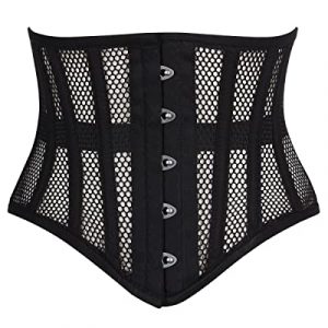 Heavy-Duty Underbust Mesh Corset with Steel Boning
