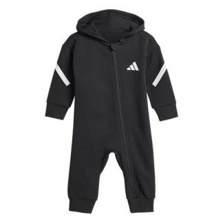 Unisex Full-Zip Hooded Romper Onesie for Babies