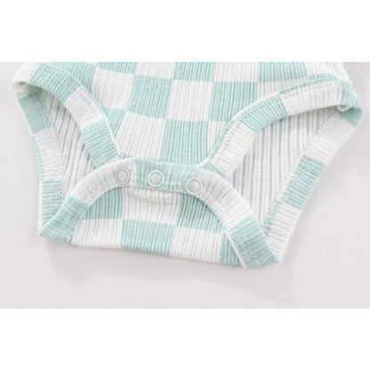 Adorable Cartoon-Printed Cotton Bodysuits for Infants, 6-Pack - Image 5