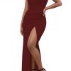 Burgundy Dress for Women