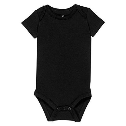 "5-Pack Short-Sleeve Organic Cotton Bodysuits for Baby Boys" - Image 5