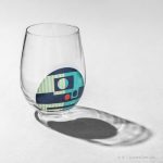 Galactic Warrior Helmet Stemless Glass Tumblers - Set of 4 - Image 3