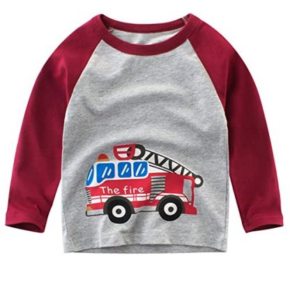 Toddler's Comfy Excavator Cotton T-Shirt - Image 3