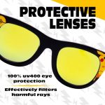 Animated Character-Inspired Sunglasses with UV Protection & Carrying Case - Image 6