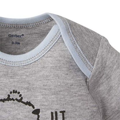 Colorful 5-Pack Short Sleeve Baby Onesies Set - Image 3
