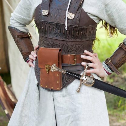 Vintage-Style Multi-Use Steampunk Belt Pouch and Accessory Kit - Image 2