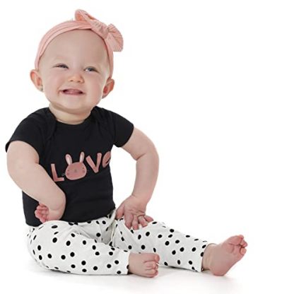 Adorable Baby-Girls Mix and Match Pants Pack (4 Pairs) - Image 2