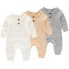 3pack Long Sleeve White+apricot+gray