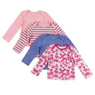 Versatile Unisex Baby Long-Sleeve T-Shirts, Pack of 4
