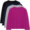 Black, Navy Blue, Fuchsia, Light Gray