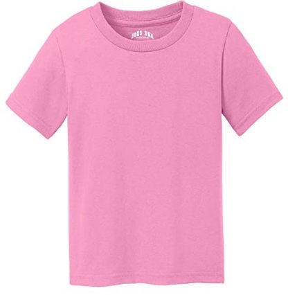 Cozy Cotton Toddler Tees in 12 Vibrant Colors