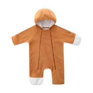 Cozy Infant Polar Fleece Zip-Up Hoodie for 0-18 Months