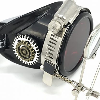 Vintage Steampunk Monocle: Victorian Style Eyewear with Double Magnifier - Image 6