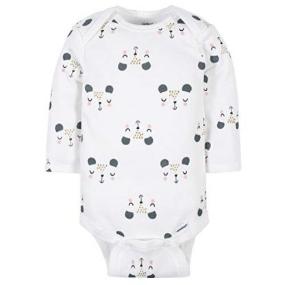 Baby Girls' 6-Pack Long-Sleeve Onesies Bodysuits - Image 6