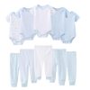 Light Blue Star Stripe Set 10 Pieces