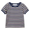 T-shirt Navy Blue and Beige