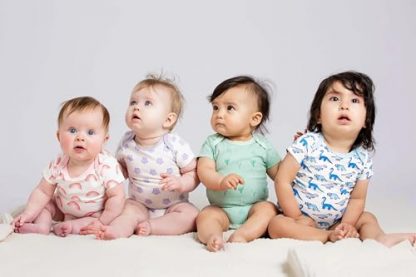 Organic Cotton Short Sleeve Baby Bodysuit (2-Pack) - Image 2