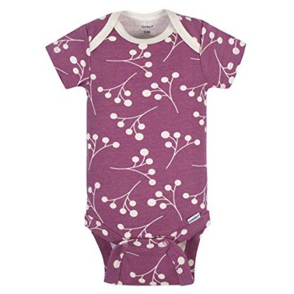 Adorable 5-Pack Baby Girl Short-Sleeve Bodysuits - Image 3