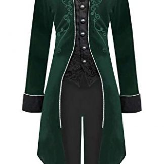 Vintage Gothic Steampunk Tailcoat Costume for Men