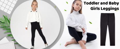 "5-Pack Comfy Cotton Leggings for Toddlers and Baby Girls" - Image 6