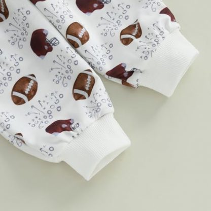 Little Champ Football-Themed Toddler Outfit Set - Image 7