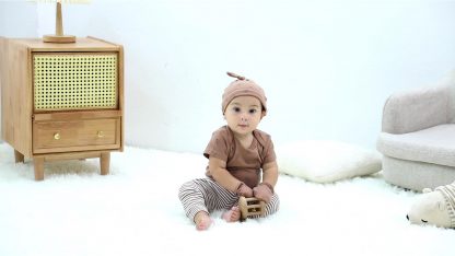 Charming Unisex Baby Pants Set - Soft Cotton, Pack of 5 - Image 7