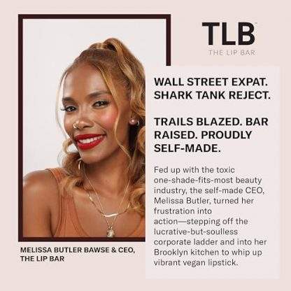 Long-Lasting Chocolate Red-Brown Matte Lipstick with Jojoba Oil & Vitamin E - Image 5