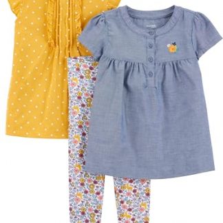 Delightful 3-Piece Baby Girl Playwear Set