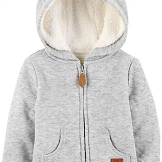 Cozy Bear-Eared Hooded Sweater Jacket for Toddlers