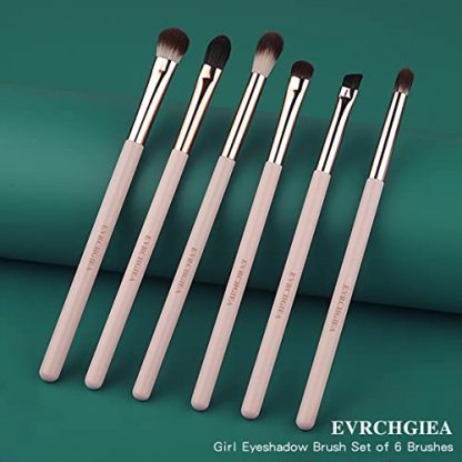 Essential Eye Makeup Brush Set - 6 Piece Professional Eye Brush Collection - Image 5