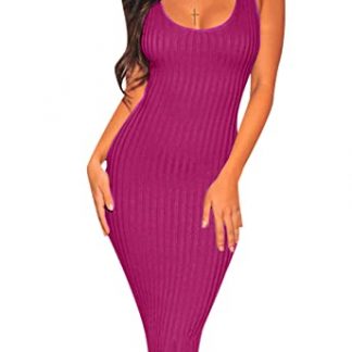 Women's Bodycon Sleeveless Midi Dress: The Perfect Blend of Elegance and Comfort