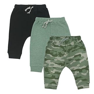 Trio Pack of Soft & Cozy Baby Jogger Pants