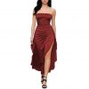 Burgundy Summer Dress