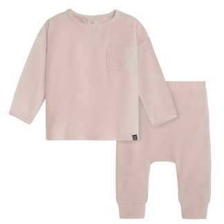 Cozy Chic Baby's Velour Two-Piece Set
