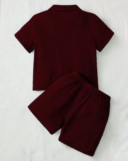 Color-Block Summer Outfit Set for Toddlers - Image 2