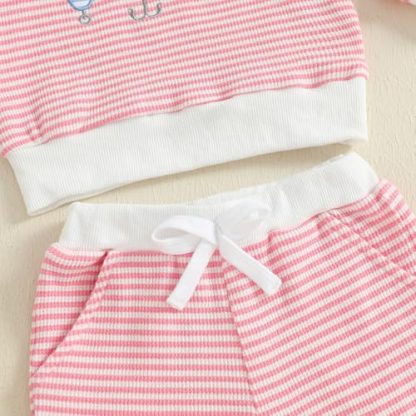 "Enchanting Fish Embroidery Autumn Ensemble for Toddler Girls" - Image 4