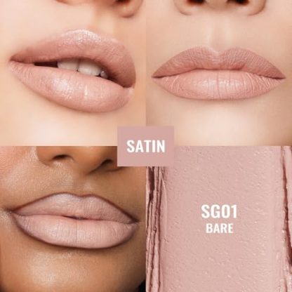 Nourishing Beige Lipstick with Satin Matte Finish - Image 3