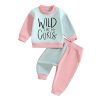 Wild Like My Curls Pink Blue