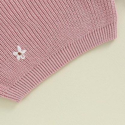 "Adorable Infant's Cozy Crewneck Pullover Sweater" - Image 6
