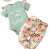 Floral Green&beige