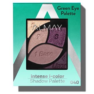 Long-Lasting Green Eyeshadow Palette with Vitamin E Enriched Primer