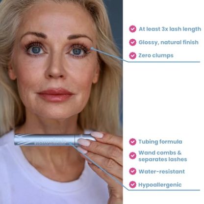 Mature Magic Mascara - Hypoallergenic, Volumizing, and Lengthening (Black) - Image 2